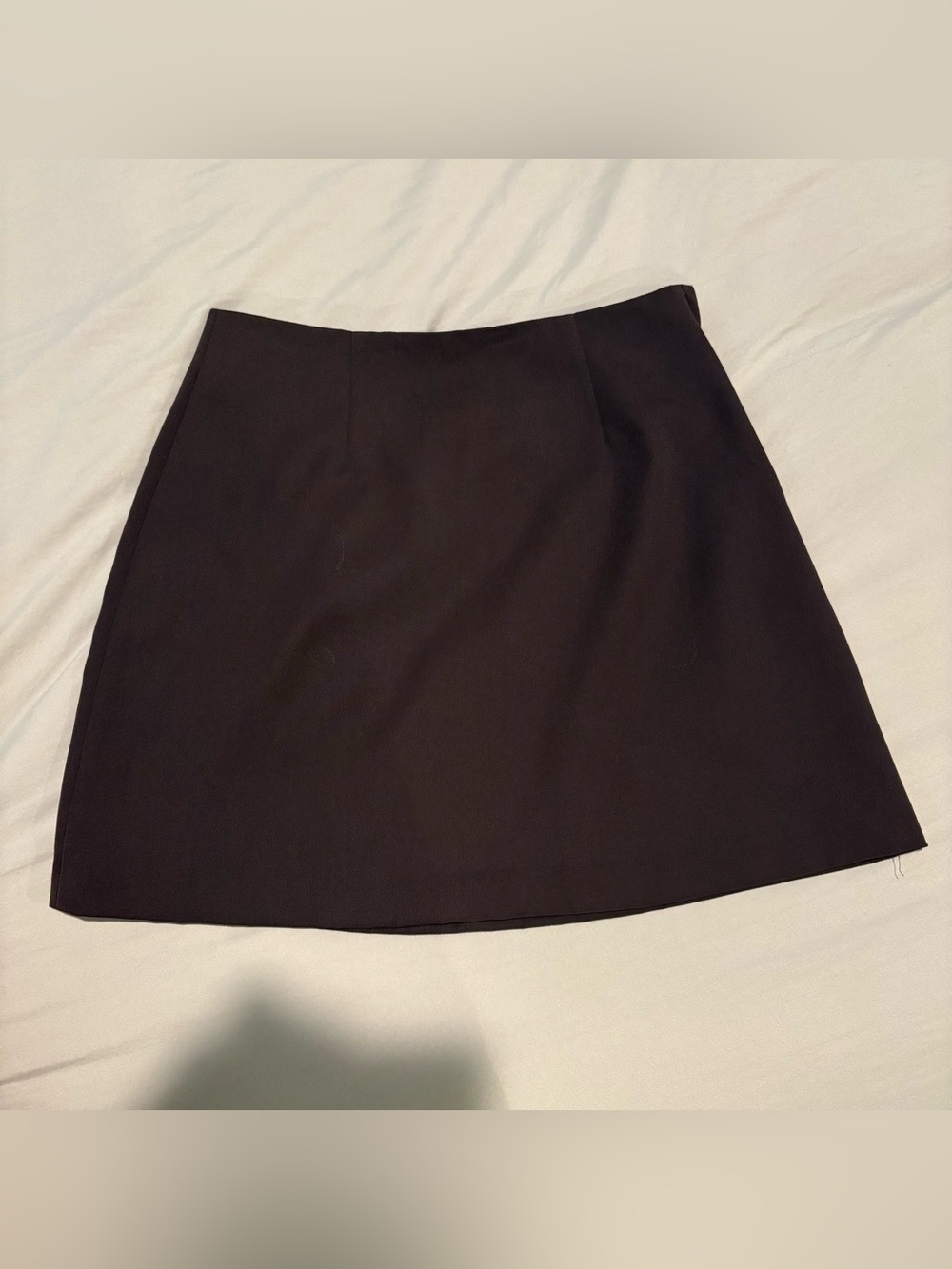 Women's Black Mini A-Line Skirt